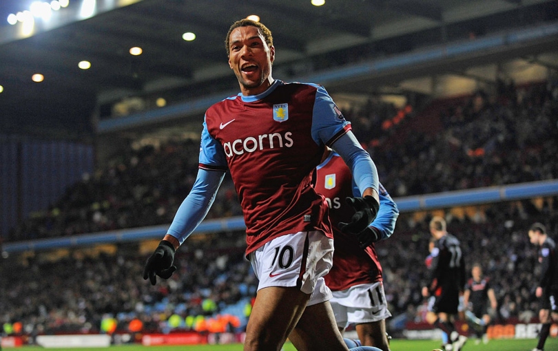 John Carew at Aston Villa.