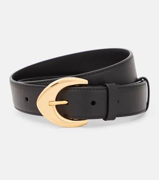 Arrow leather belt