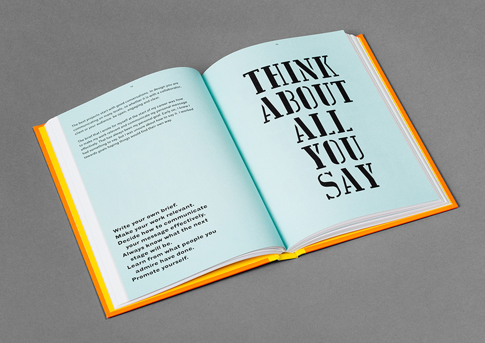 Burrill’s punchy phrases are scattered throughout the book