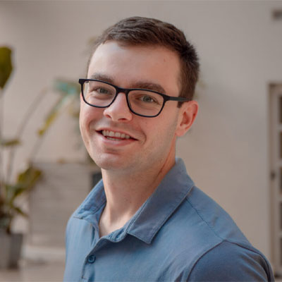headshot of Aidan Charron associate director of Global Earth Day