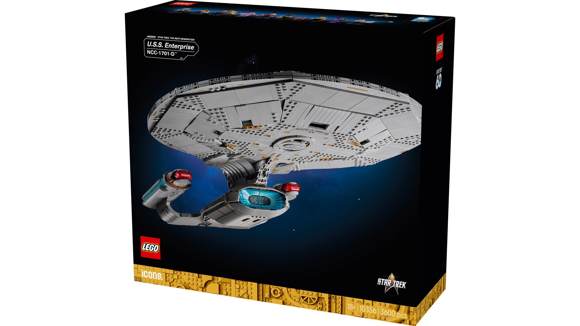 Lego Icons Star Trek U.S.S. Enterprise NCC-12201-D