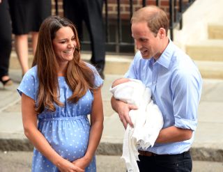 Kate Middleton Prince George birth dress