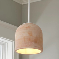 Rustic terracotta pendant by Shades of Light