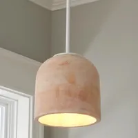 Rustic terracotta pendant by Shades of Light