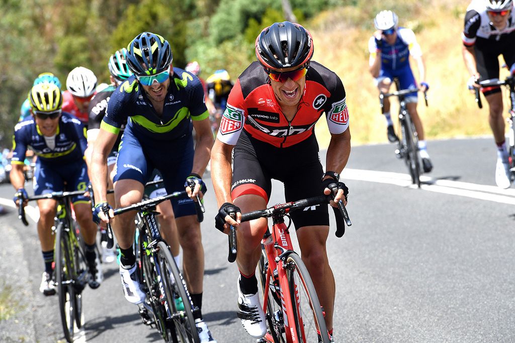 Richie Porte (BMC) starts to distance his rivals