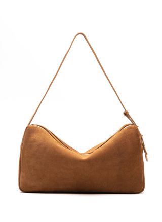 Trousse Large Suede Cognac