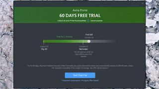 Avira Free Security prime trial.