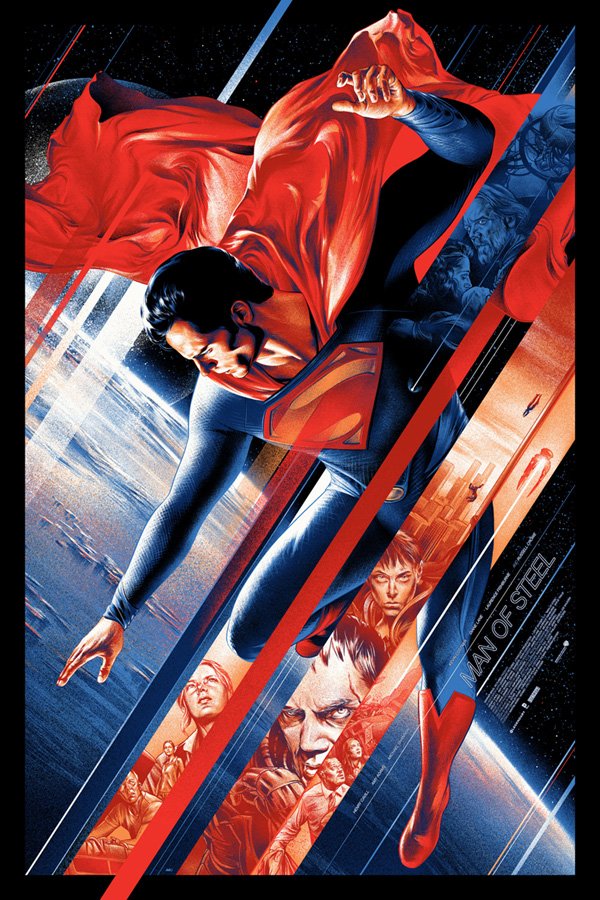 Man of Steel Martin Ansin Mondo poster