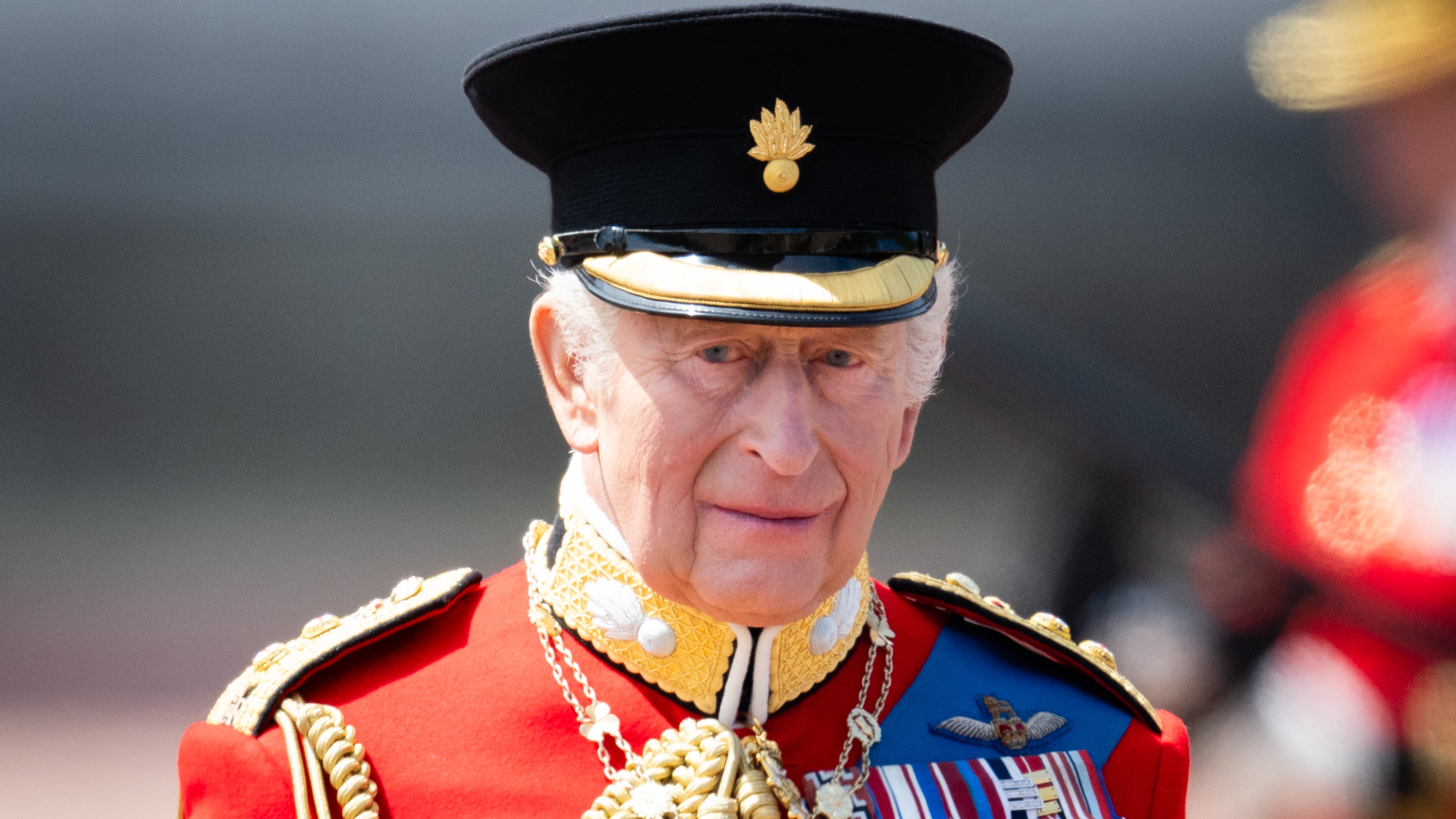 King Charles III during Trooping The Colour on June 13, 2026