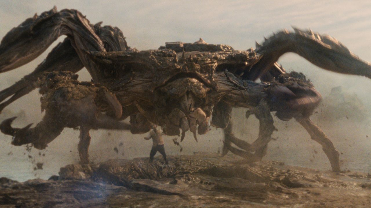 The Mantleclaw creature from Monarch: Legacy of Monsters