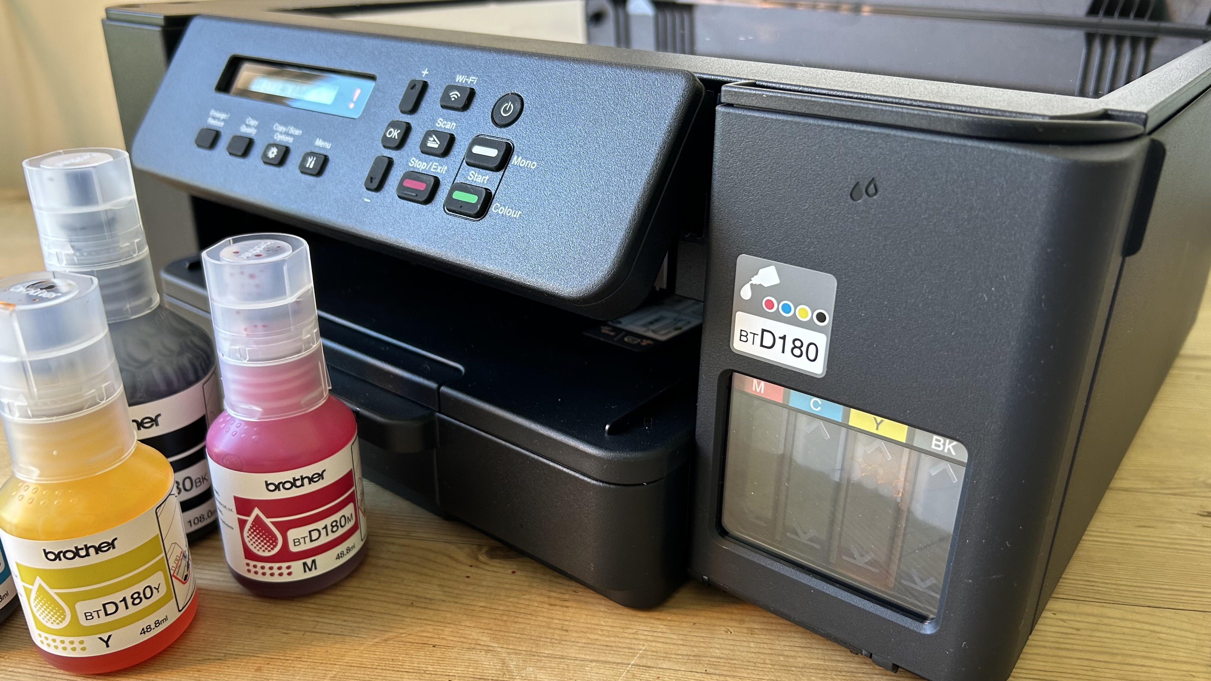 Brother DCP-T580DW during our review