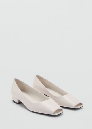 Open-Toe Leather Shoes - Women | Mango Usa