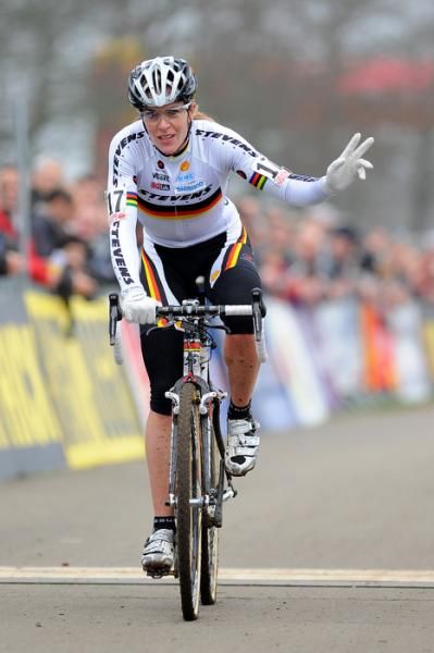 Hanka Kupfernagel (Stevens Racing Team) accepts second place