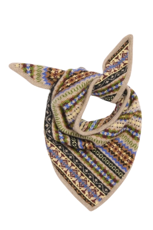 &amp;amp; Daughter, Fairisle Cashmere Foulard
