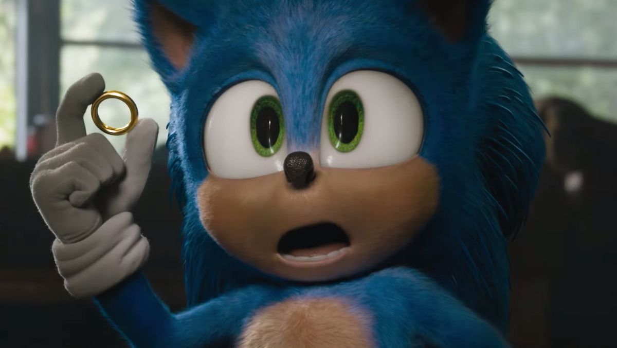 The new Sonic movie trailer shows off the blue blur's new design ...