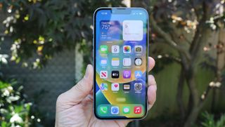 Écran d'accueil de l'iPhone 14