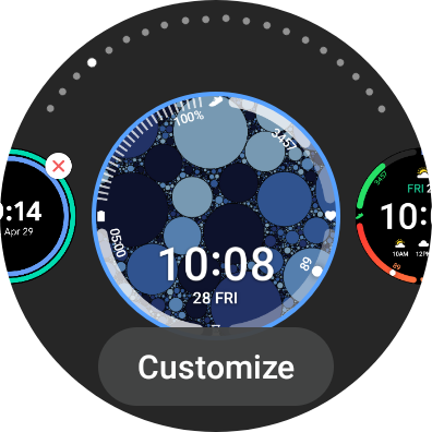 Настройка Facer на Galaxy Watch 4