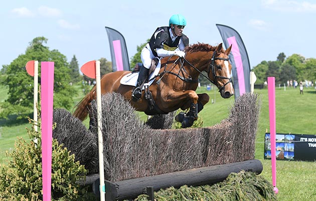 Andrew Hoy (AUS) riding VASSILY DE LASSOS in OI Section P, during the Fairfax &amp;amp; Favour Rockingham International Horse Trials in the parkland of Rocking Castle near Corby in the county of Northamptonshire in the UK on 20th May 2018
