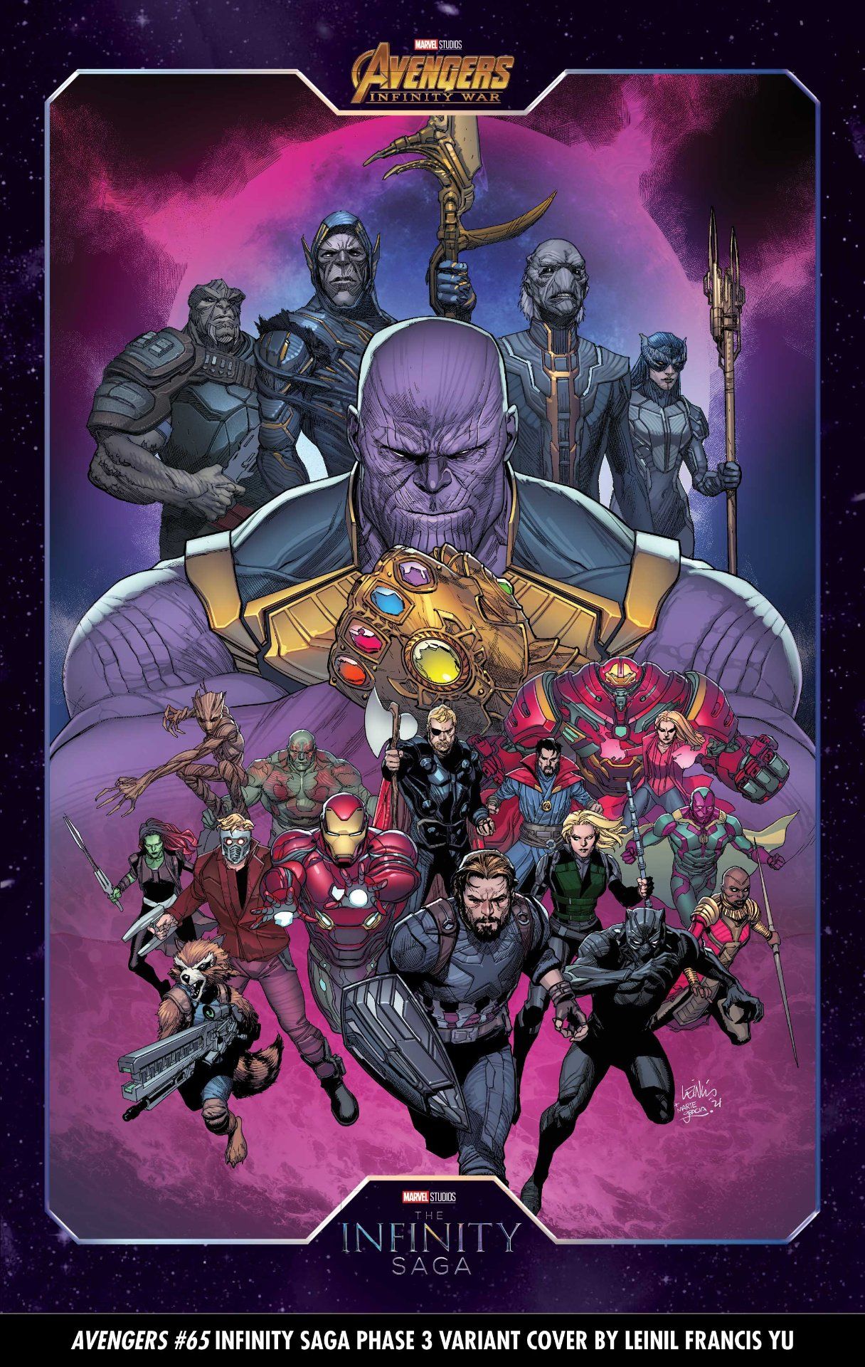 Infinity Saga Phase 3 variant covers