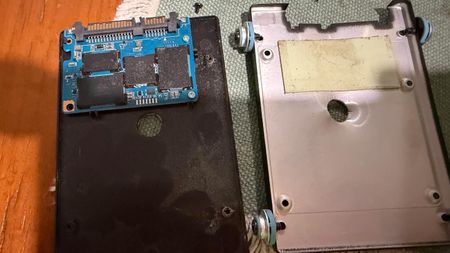 Destroyed SATA SSD