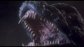 Godzilla roars in Godzilla 1985