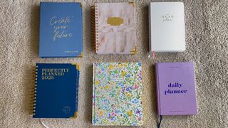 A selection of the productivity planners we tested for this guide.