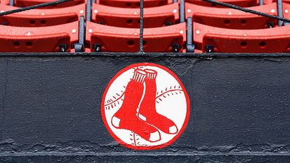 The Boston Red Sox logo.