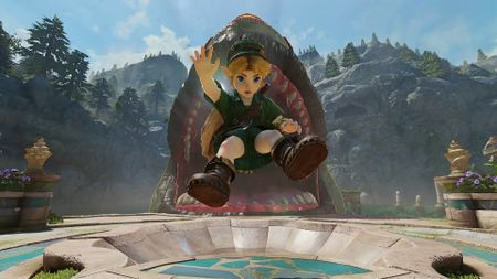 Link is inhaled by Jabu-Jabu in The Legend of Zelda: Ocarina of Time remake