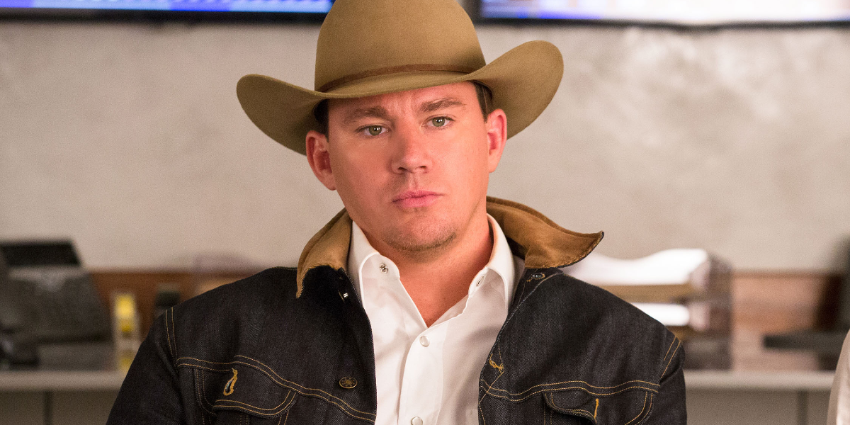 Channing Tatum in a cowboy hat for Kingsman 2