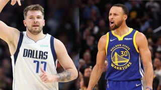 Steph Curry and Luka Doncic face-off as the Warriors face the Mavericks