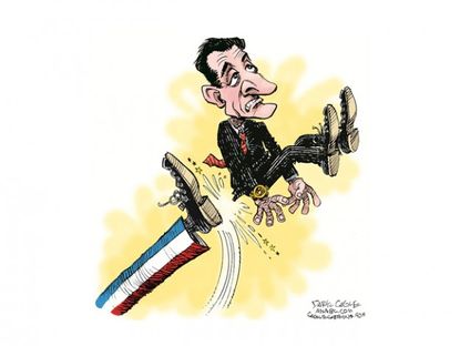 Sarkozy gets the boot