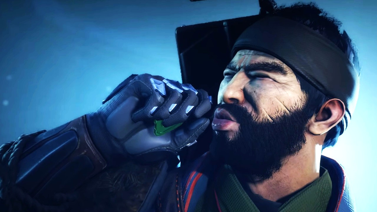 Drifter in Destiny 2 going "oof"
