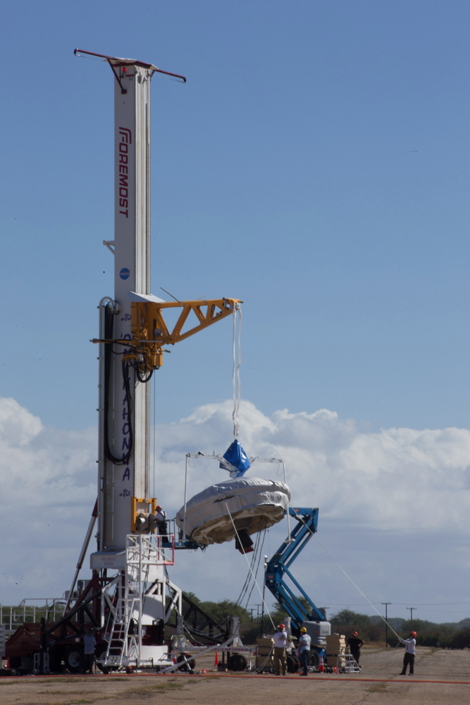 Low-Density Supersonic Decelerator Lifted