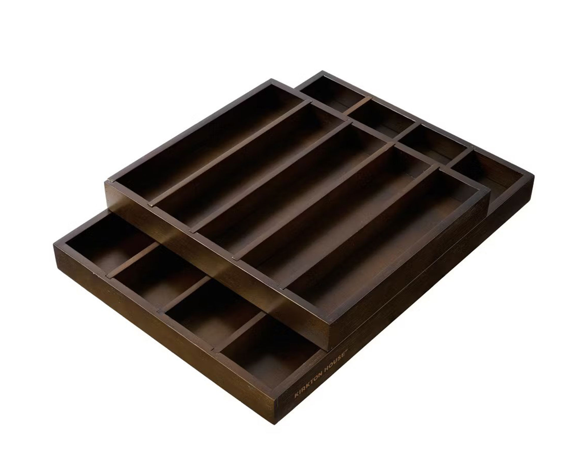 ALDI Utensil Tray Organizer, Dark Brown