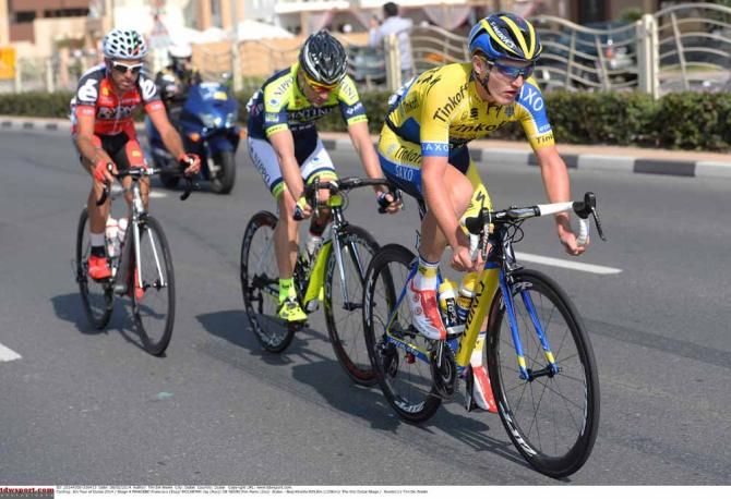 Jay McCarthy leads the break
