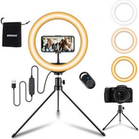 Jeemak LED Ring LightSnap your selfies like Holly and achieve the most flawless pics possible with this £20 beauty gadget from Amazon.