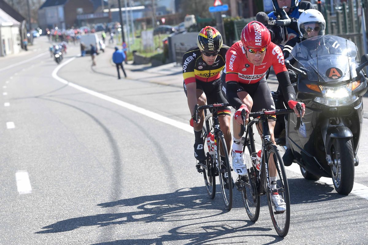 Jens Debusschere and Lars Bak (Lotto-Soudal)
