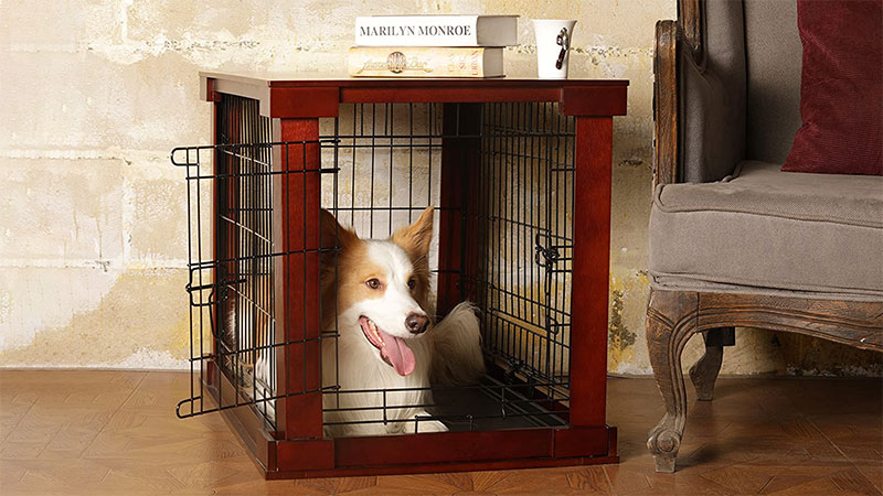 small dog crate furniture