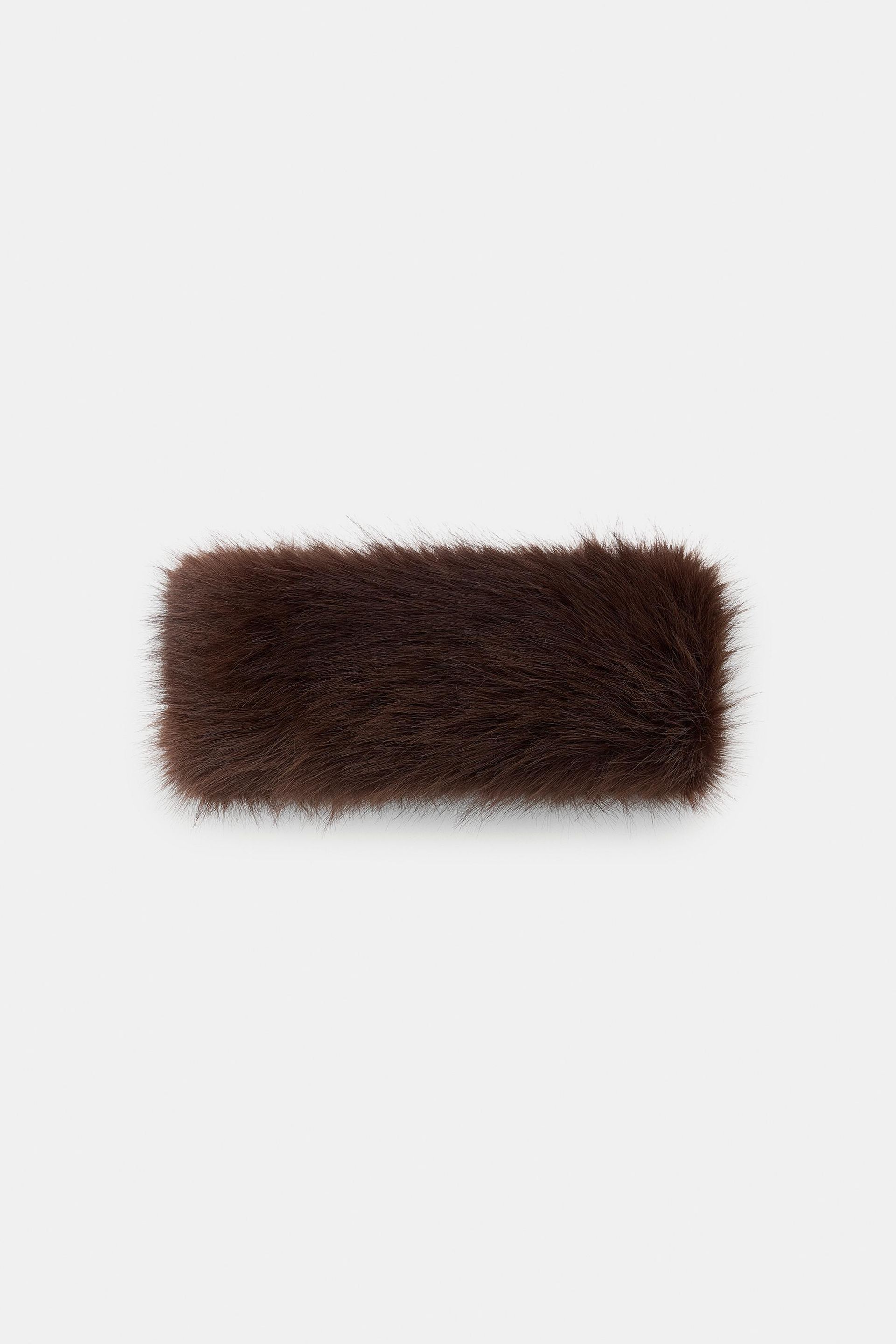 Faux Fur Headband Turban