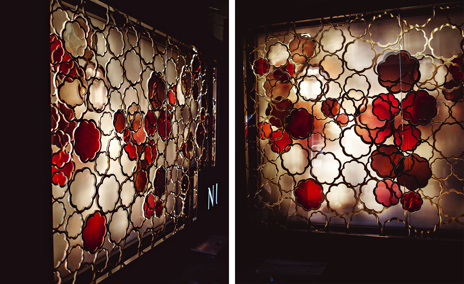 Founders of Rev Architecture Cristiano Benzoni and Sophie Thuillier worked with three layers of glass to play with the relationship between colour and light