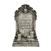 Haunted Living Freestanding Lighted Tombstone Door Decoration Haunted Living Freestanding Lighted Tombstone Door Decoration