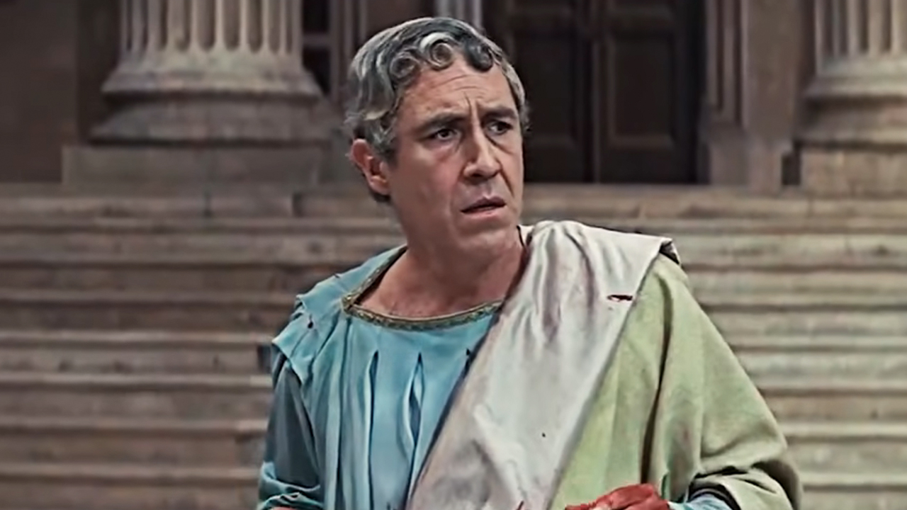 Jason Robards as Brutus in Julius Caesar.