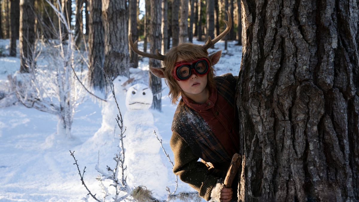 Christian Convery as Gus in "Sweet Tooth" on Netflix.