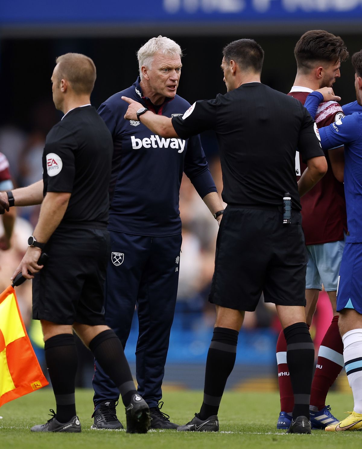 expletive-laden confrontation with referee Andy Madley following West Ham’s...