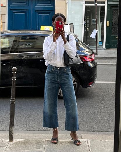 7 Effortless Outfit Ideas With Jeans and Button-Down Shirts to Try Now ...