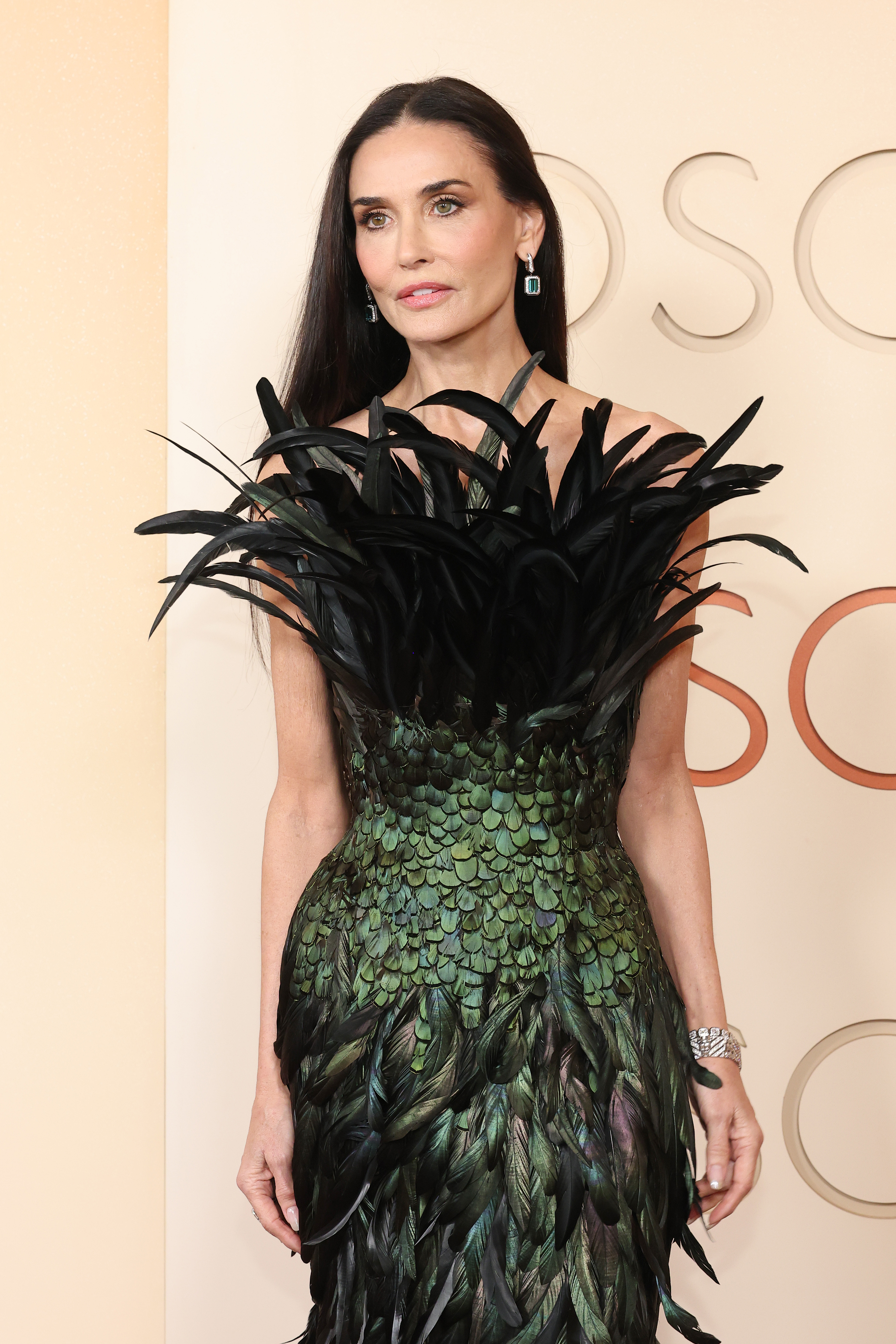 Demi Moore attends the 98th Oscars at Dolby Theatre on March 15, 2026 in Hollywood, California.