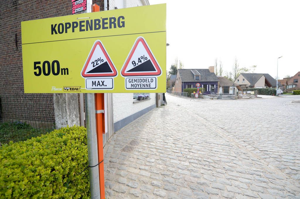 The necessarily details of the Koppenberg on show