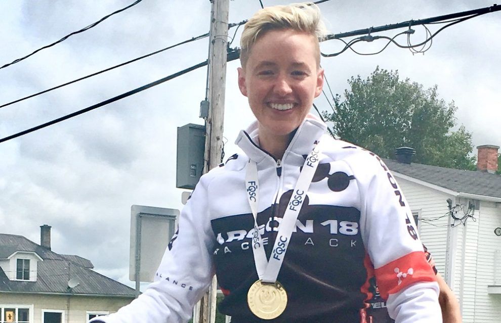 Canadian rider Marie-Soleil Blais