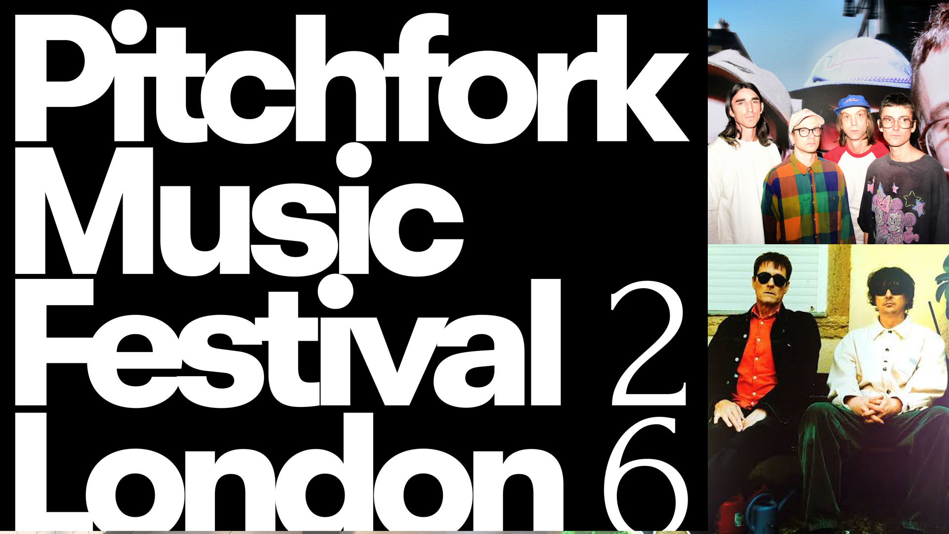 Pitchfork Festival London poster. 