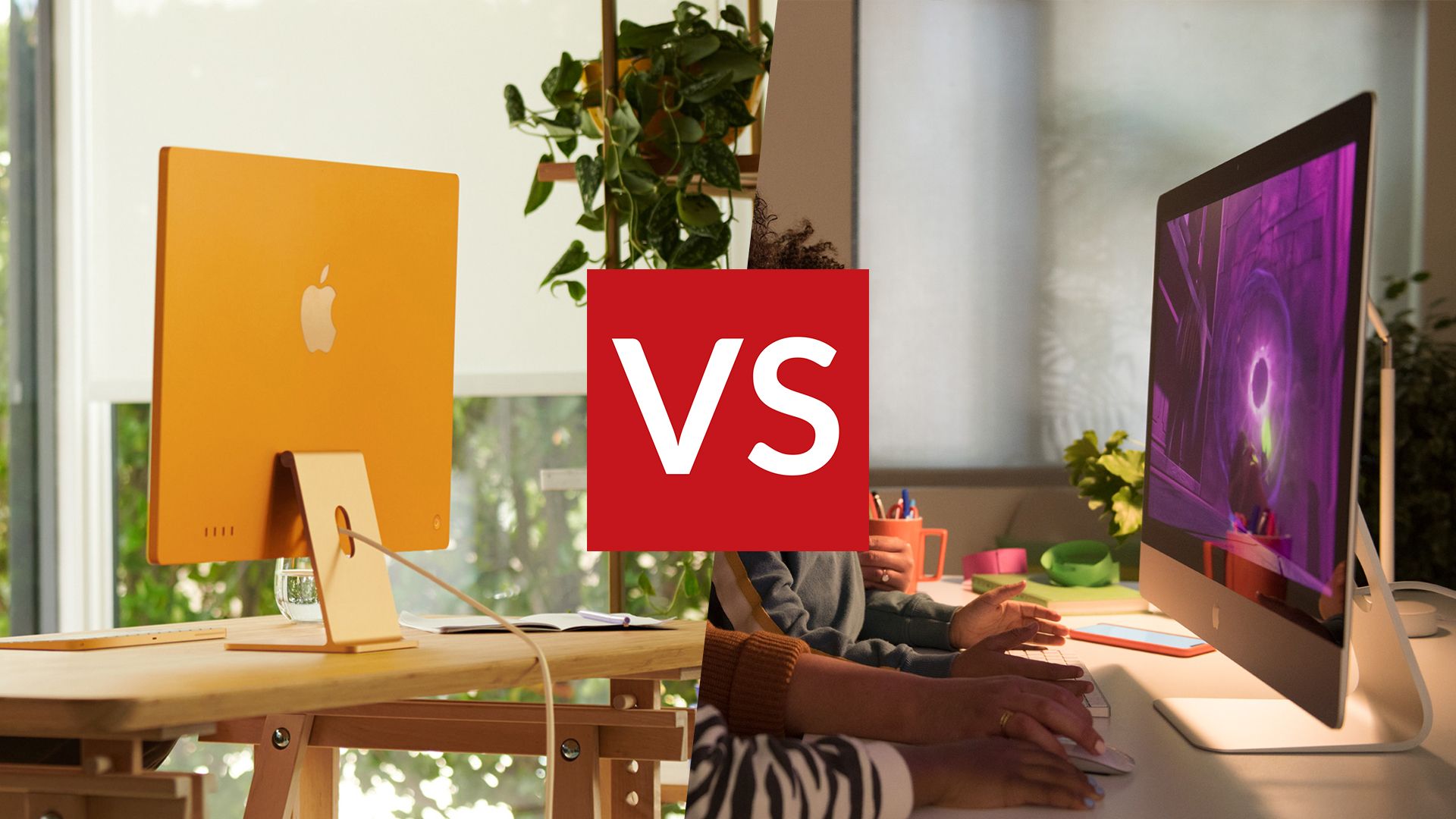 iMac 24-inch (M1, 2021) vs iMac 27-inch (2020): the differences